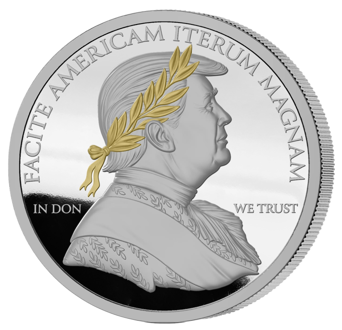 2025 Liberia Trump Caesar 1 oz Silver Coin NGC PF 70 UCAM FR - CoinsTV