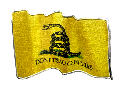 2024 Cameroon 3D Waving Dont Tread on Me Flag 1 oz Silver Coin - CoinsTV