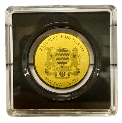 2022 Chad Big Five Grizzly Bear 1/200 oz Gold Coin