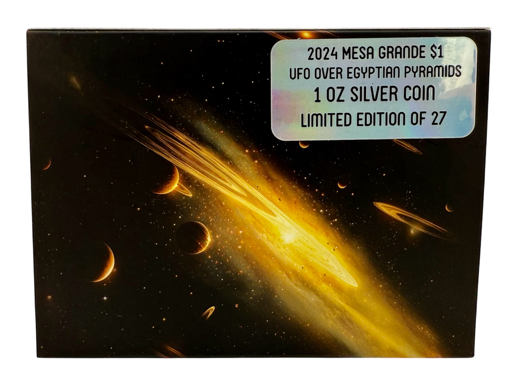 2024 Egyptian Pyramids Limestone - Mesa Grande Nation - NGC PF70 UCAM Silver Colorized - CoinsTV