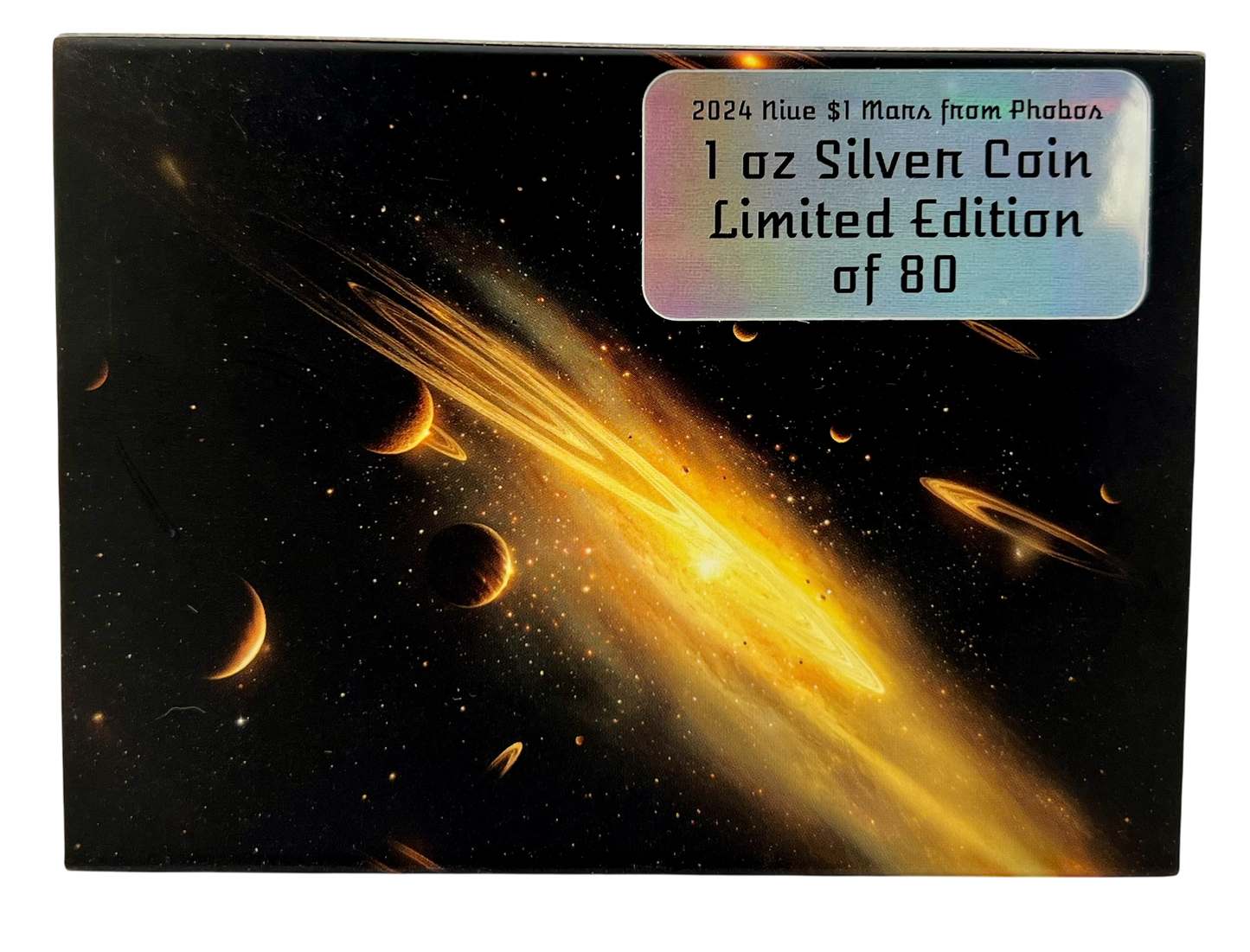 2024 Niue Mars from Phobos 1 oz Silver Coin - NGC PF 70 UCAM Galaxy Label - CoinsTV