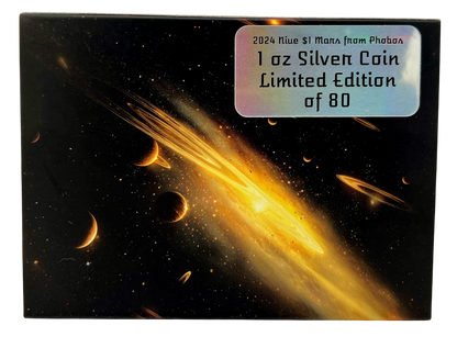 2024 Niue Mars from Phobos 1 oz Silver Coin - NGC PF 70 UCAM Galaxy Label - CoinsTV