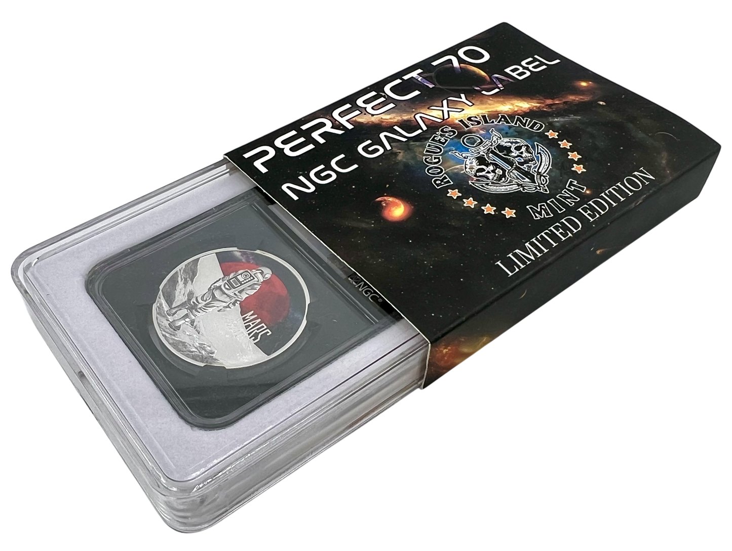 2024 Niue Mars from Phobos 1 oz Silver Coin - NGC PF 70 UCAM Galaxy Label - CoinsTV