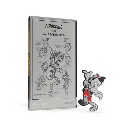 Disney Classic Collection - Pinocchio 0.91 oz Silver Coin Agoro - CoinsTV