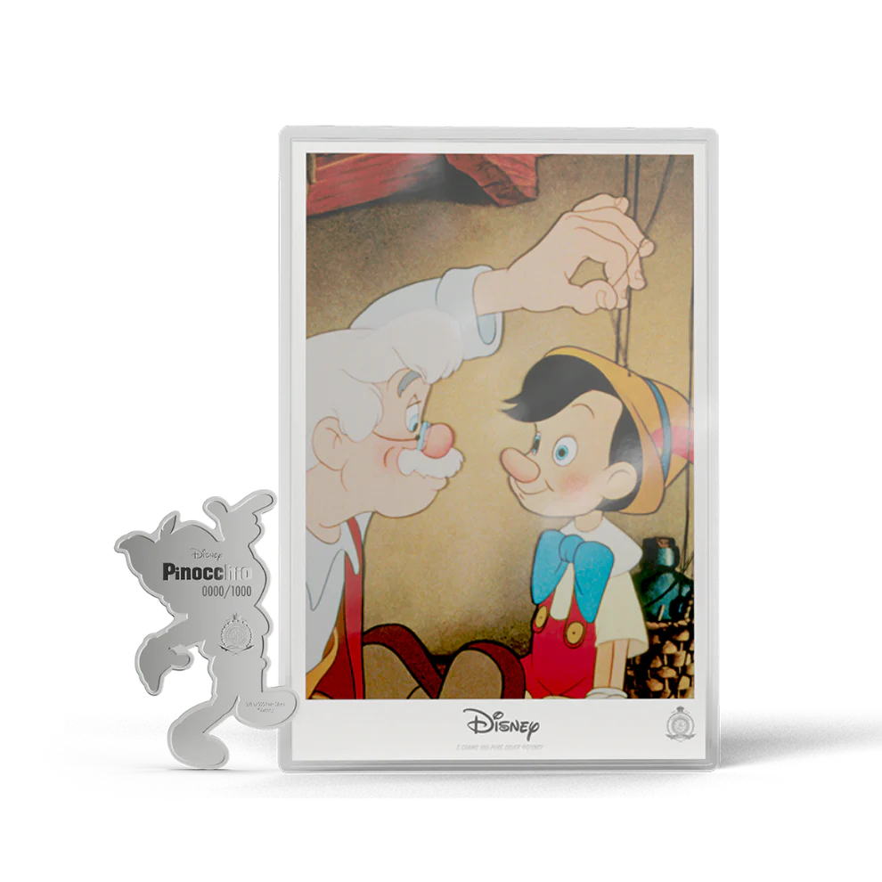 Disney Classic Collection - Pinocchio 0.91 oz Silver Coin Agoro - CoinsTV