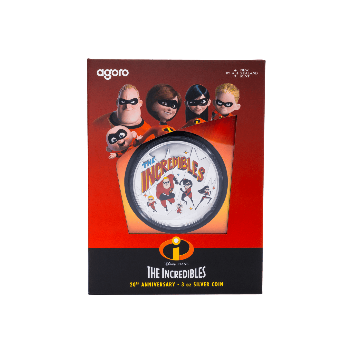2024 Niue Disney The Incredibles 20th Anniversary 3 oz Silver Coin