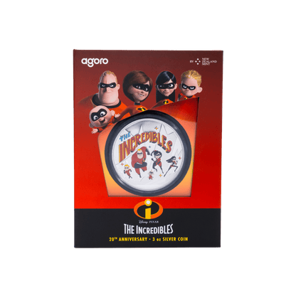 2024 Niue Disney The Incredibles 20th Anniversary 3 oz Silver Coin