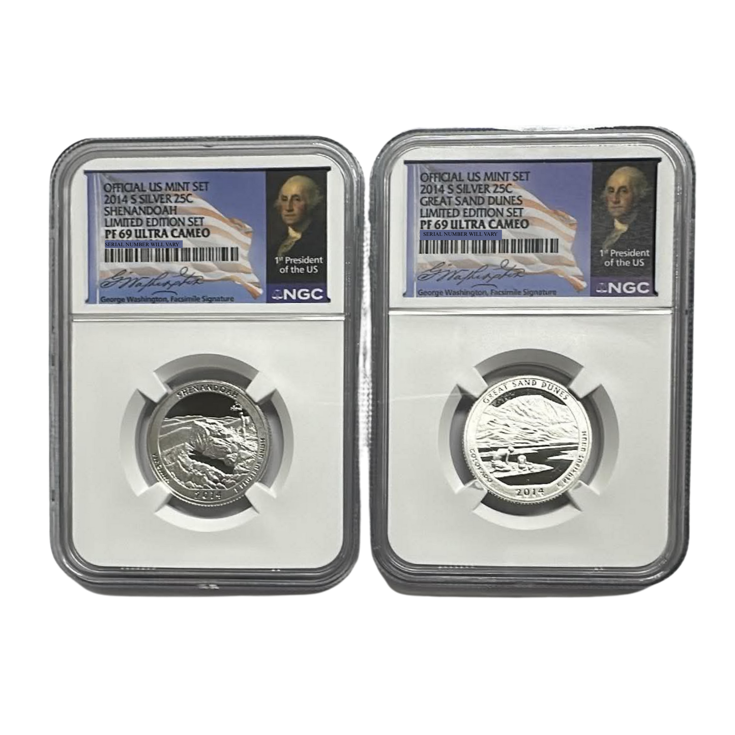 2014-S Silver Quarter Proof - ATB Limited Edition Set - NGC PF69UCAM Grab Bag