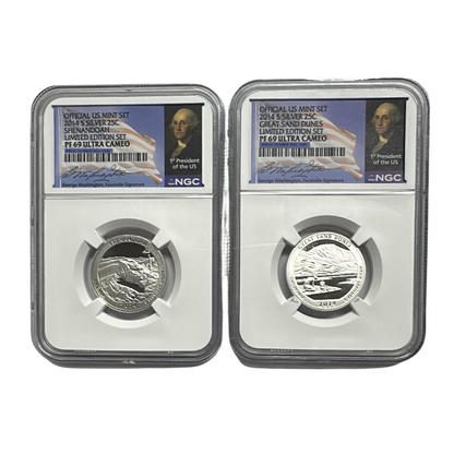 2014-S Silver Quarter Proof - ATB Limited Edition Set - NGC PF69UCAM Grab Bag