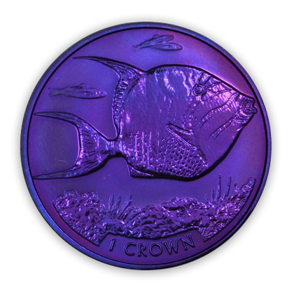 2019 Queen Triggerfish Purple Titanium - Pobjoy Mint