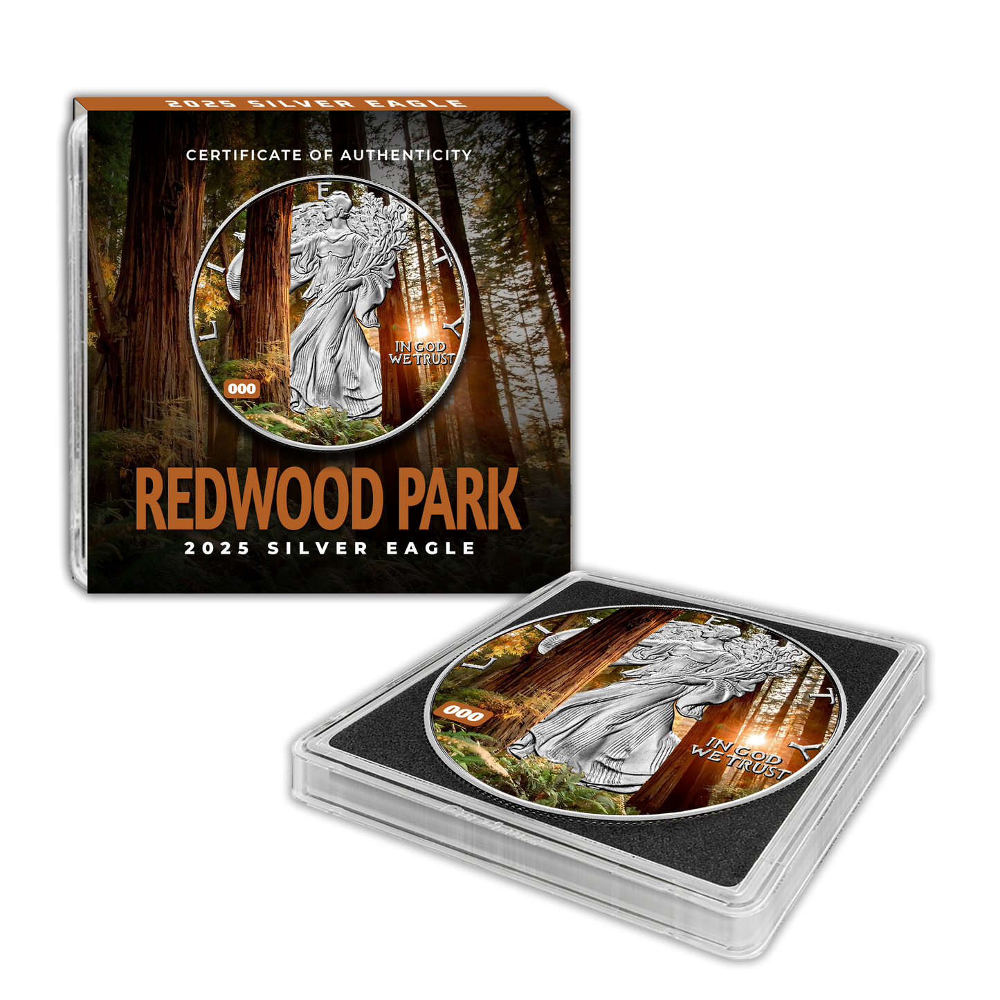2025 Silver Eagle - Redwood National and State Parks - National Parks Series