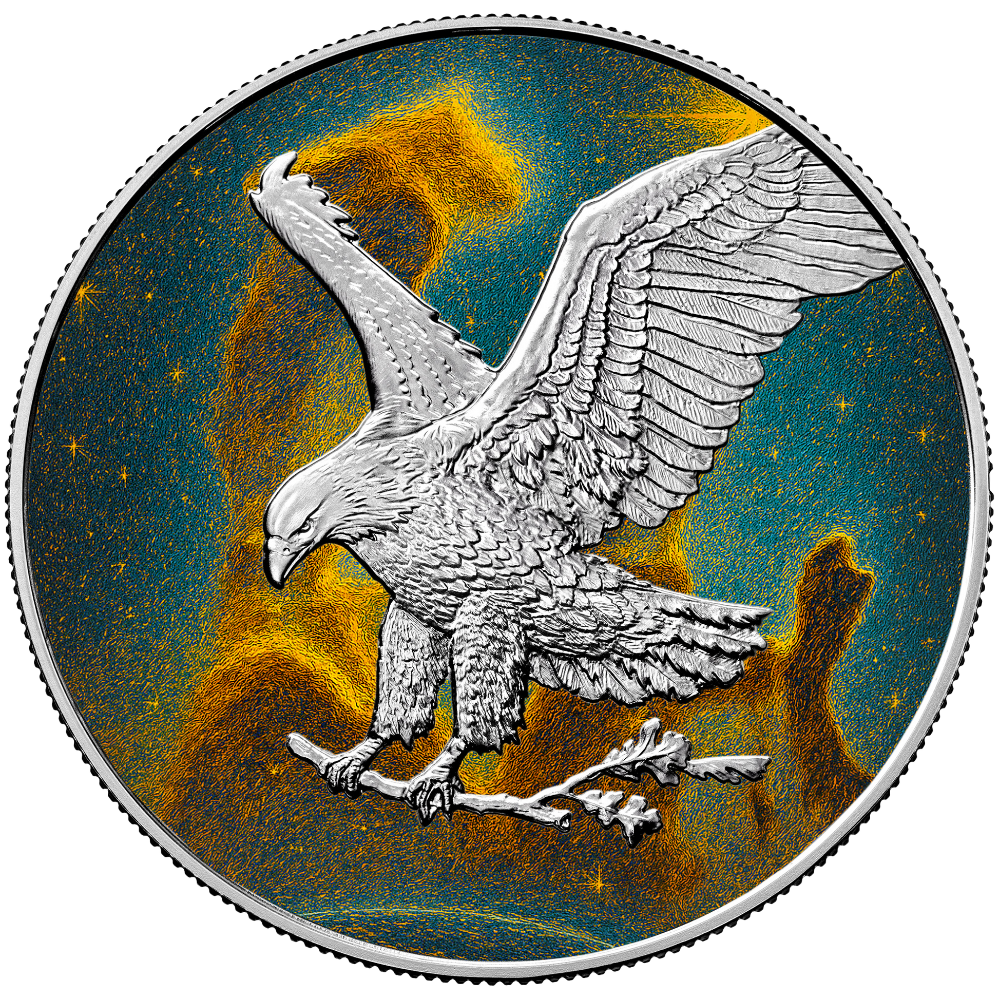 2025 Chromatics Silver Eagle - Hubble Space Telescope Edition - CoinsTV