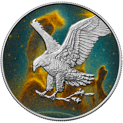 2025 Chromatics Silver Eagle - Hubble Space Telescope Edition - CoinsTV