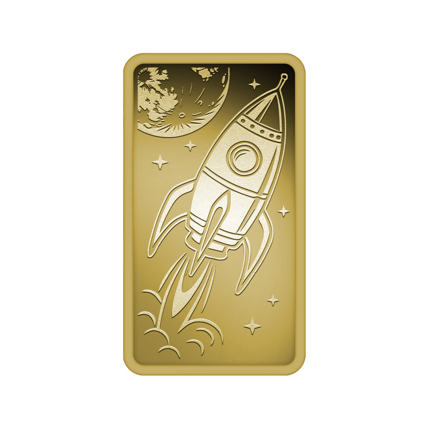 2026 Liberia Retro Rocket 1/200 oz Gold Coin