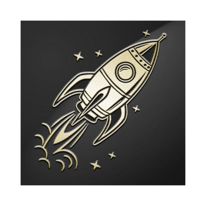 2026 Liberia Retro Rocket 1/200 oz Gold Coin
