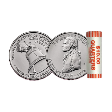 2026-P Declaration Of Independence Quarter Roll