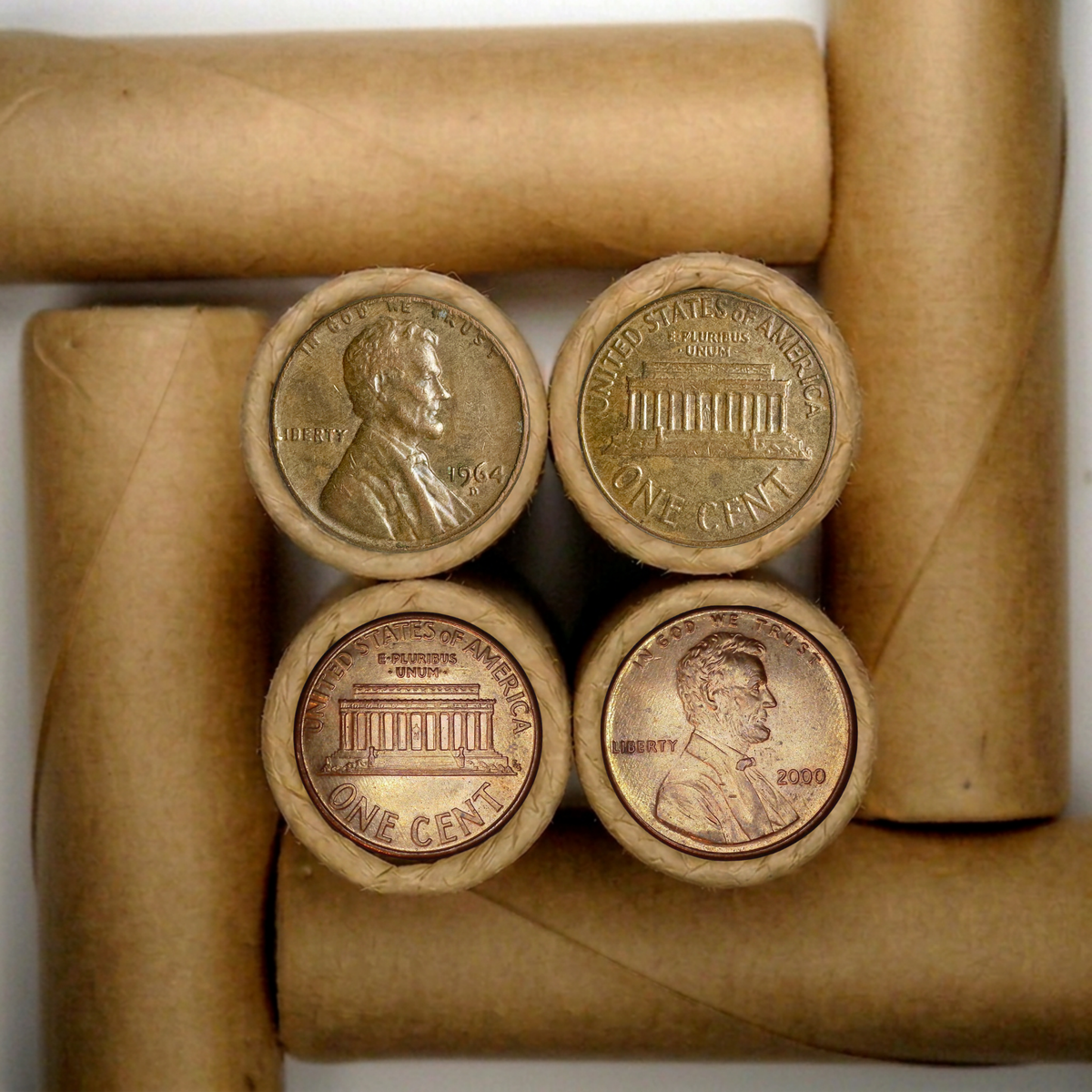 LINCOLN MEMORIAL CENT - ROLL OF 50
