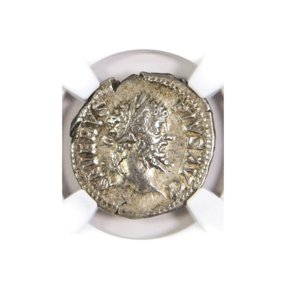 Ancient Roman Silver - Denarius of Septimius Severus AD 193-211 - NGC CH VF - CoinsTV