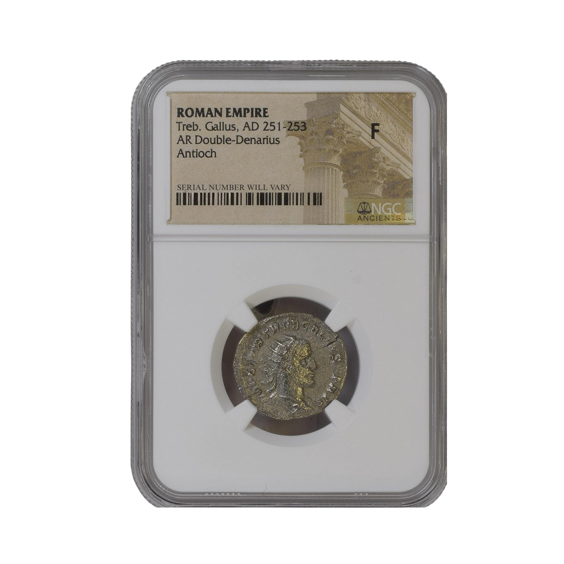 Roman Silver Antoninianus of Trebonianus Gallus (AD 251-253) - NGC F - CoinsTV