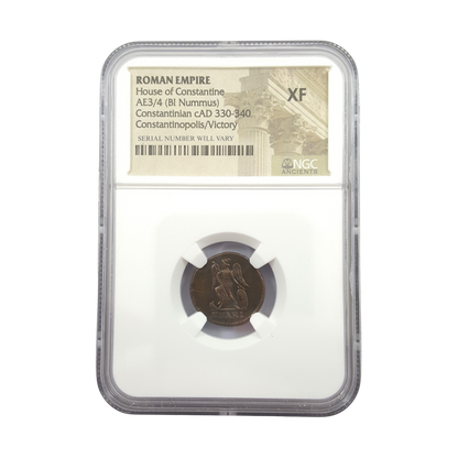 Roman AE of Constantinopolis AD 330-346 - NGC XF