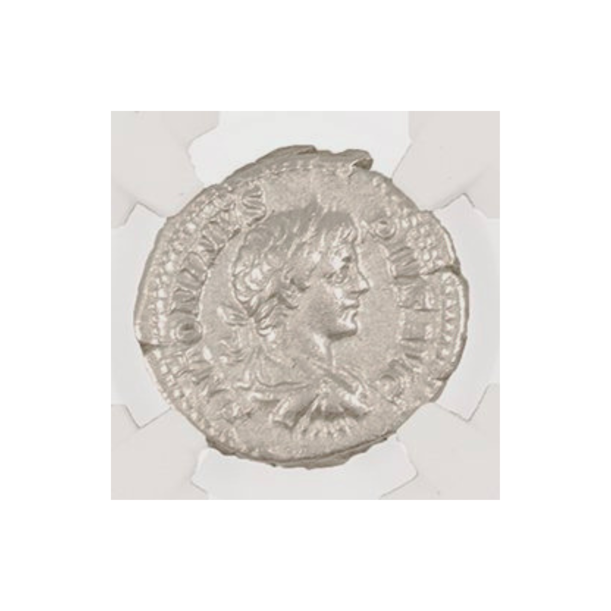 Ancient Roman Silver - Denarius of Caracalla AD 198-217 - NGC VF - CoinsTV