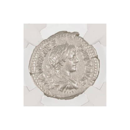 Ancient Roman Silver - Denarius of Caracalla AD 198-217 - NGC VF - CoinsTV
