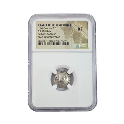 Ancient Roman Silver - Arabia Felix Himyarites 1st Century - NGC XF - CoinsTV