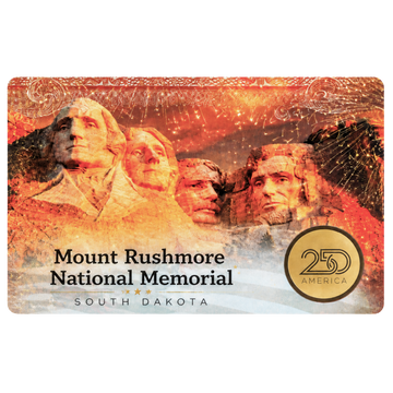 Mount Rushmore 250th Anniversary 1/1000th oz Gold