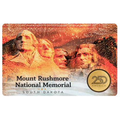 Mount Rushmore 250th Anniversary 1/1000th oz Gold