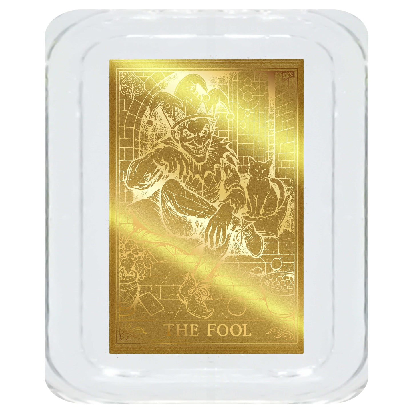 2026 Liberia Tarot Card - The Fool 1/1000 oz Gold Coin in Card