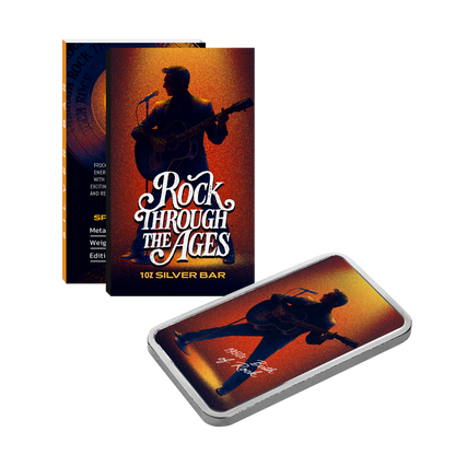 Rock Through the Ages Series 1: 50s 1 oz Silver Bar