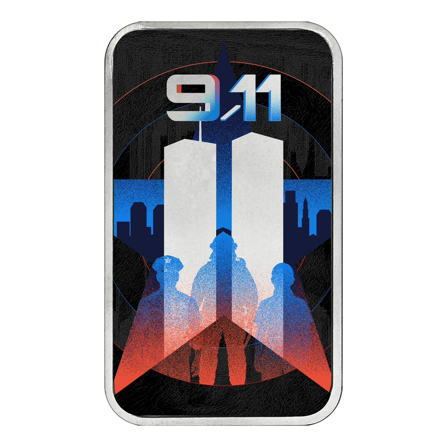 2025 Chromatics Remember the Fallen – 9/11 Silver Eagle & Bar Set