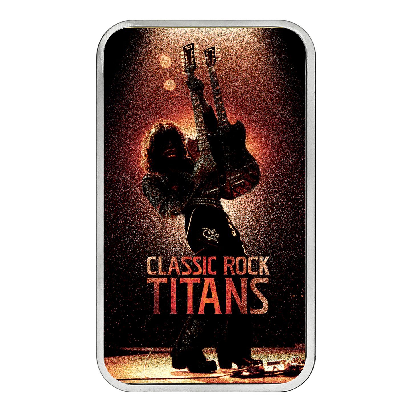 Rock Through the Ages Series 3: 70s 1 oz Silver Bar - CoinsTV