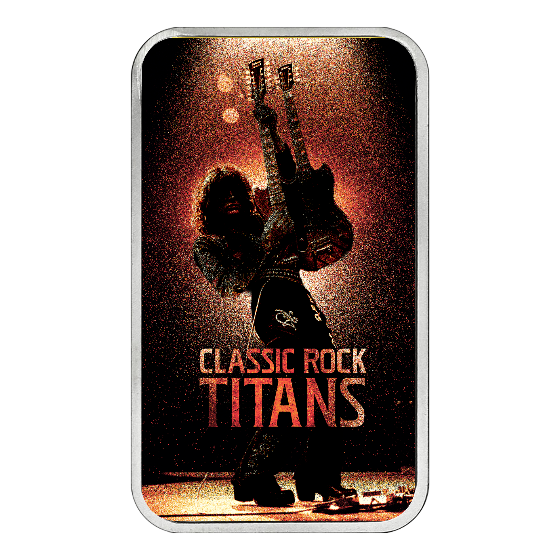 Rock Through the Ages Series 3: 70s 1 oz Silver Bar - CoinsTV
