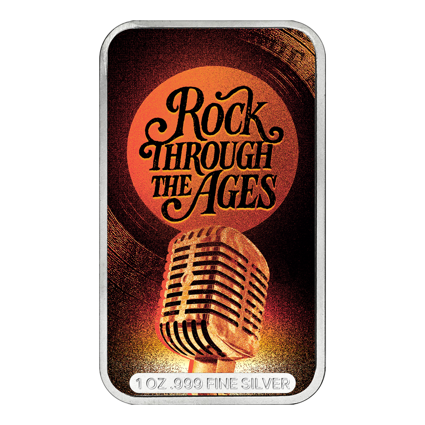 Rock Through the Ages Series 3: 70s 1 oz Silver Bar - CoinsTV