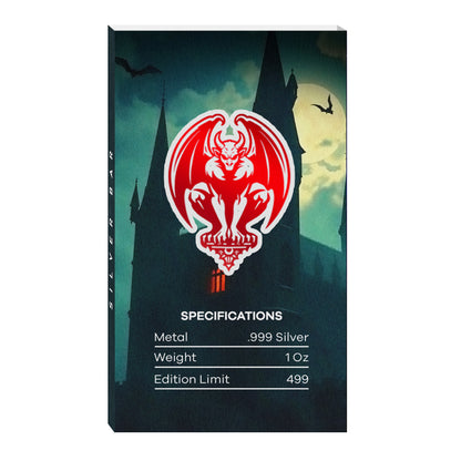 2025 Halloween Series - Silver Eagle & Bar Set - Vampire Edition