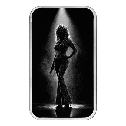 Rhinestone Queen 1 oz Silver Bar Edition
