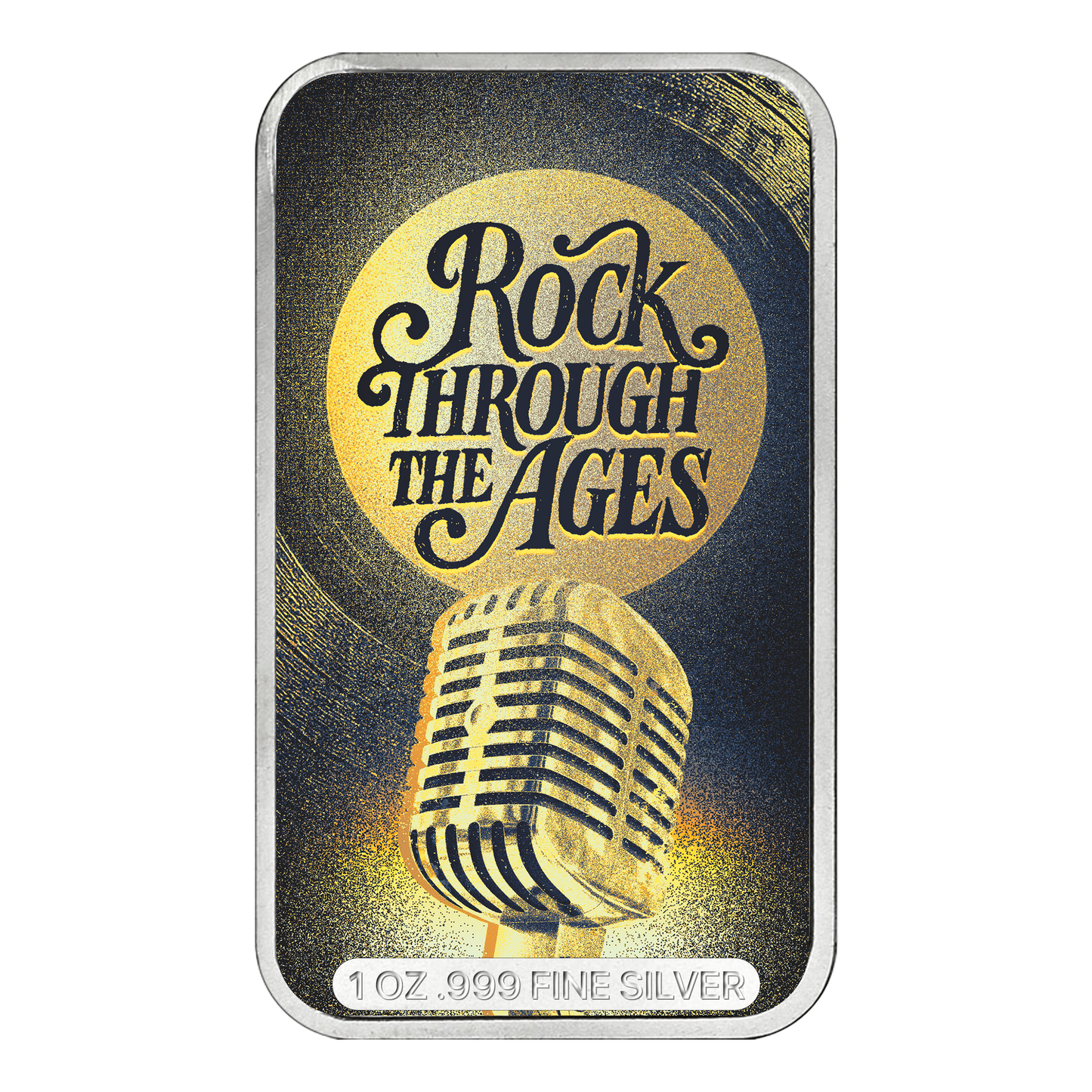 Rock Through the Ages Series 5: 90s 1 oz Silver Bar - CoinsTV