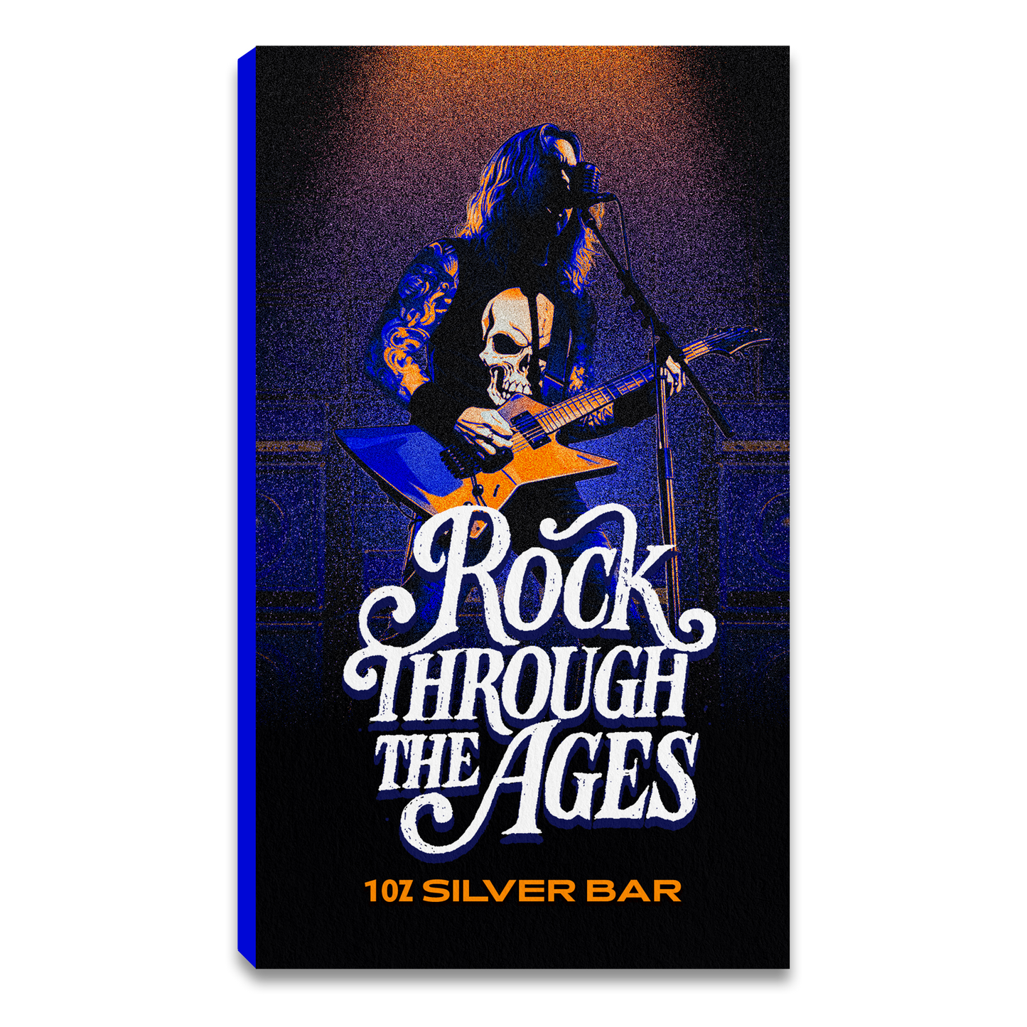 Rock Through the Ages Series 4: 80s 1 oz Silver Bar - CoinsTV
