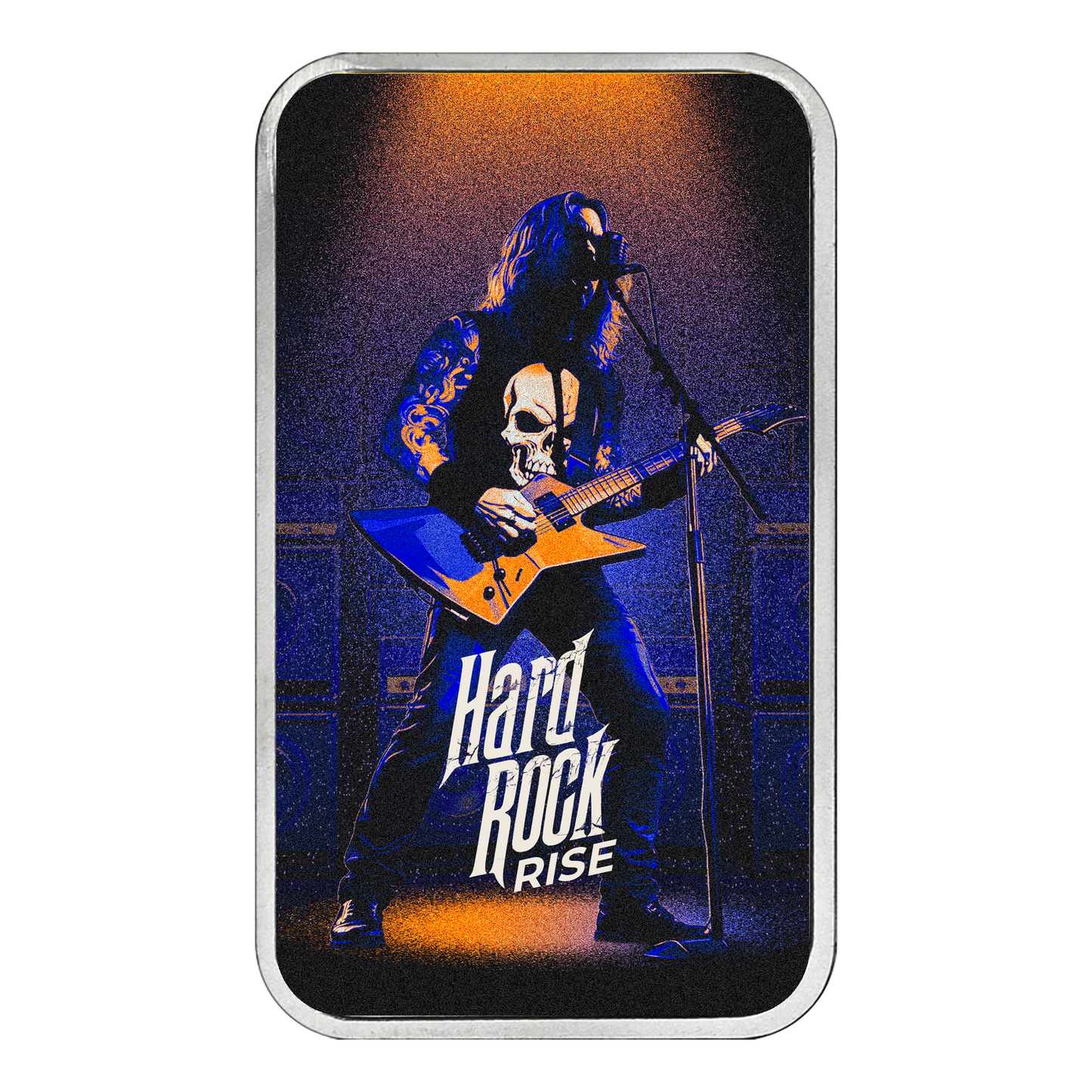 Rock Through the Ages Series 4: 80s 1 oz Silver Bar - CoinsTV