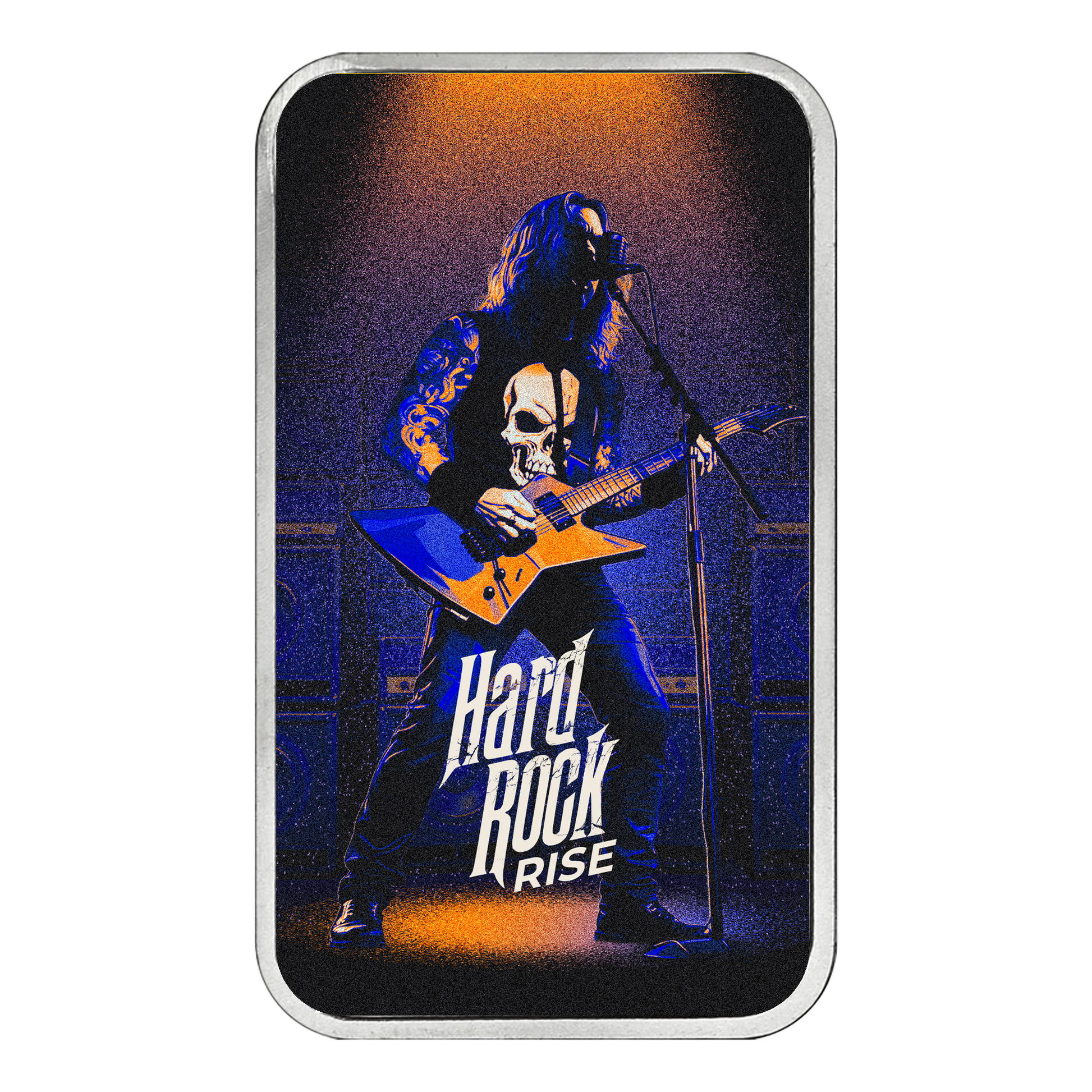 Rock Through the Ages Series 4: 80s 1 oz Silver Bar - CoinsTV