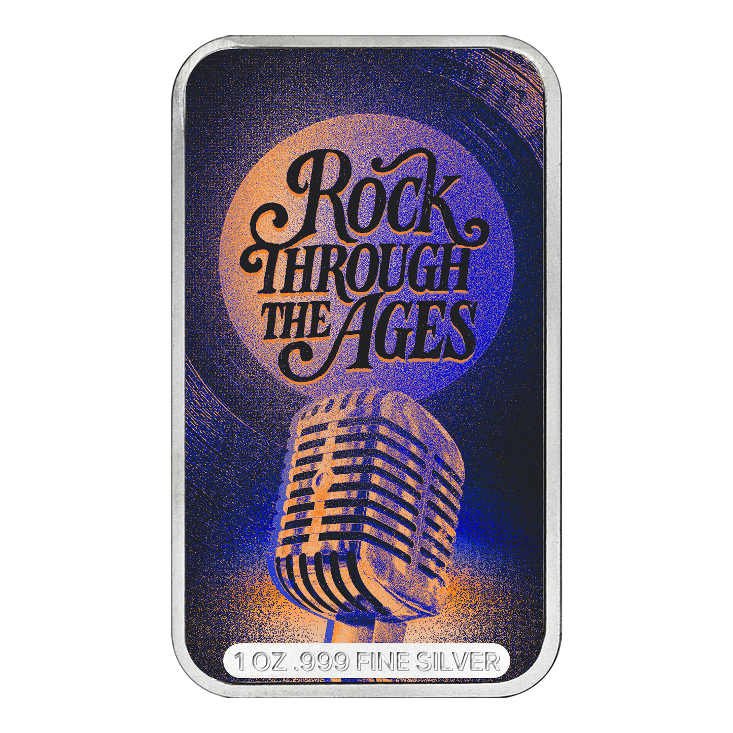 Rock Through the Ages Series 4: 80s 1 oz Silver Bar - CoinsTV