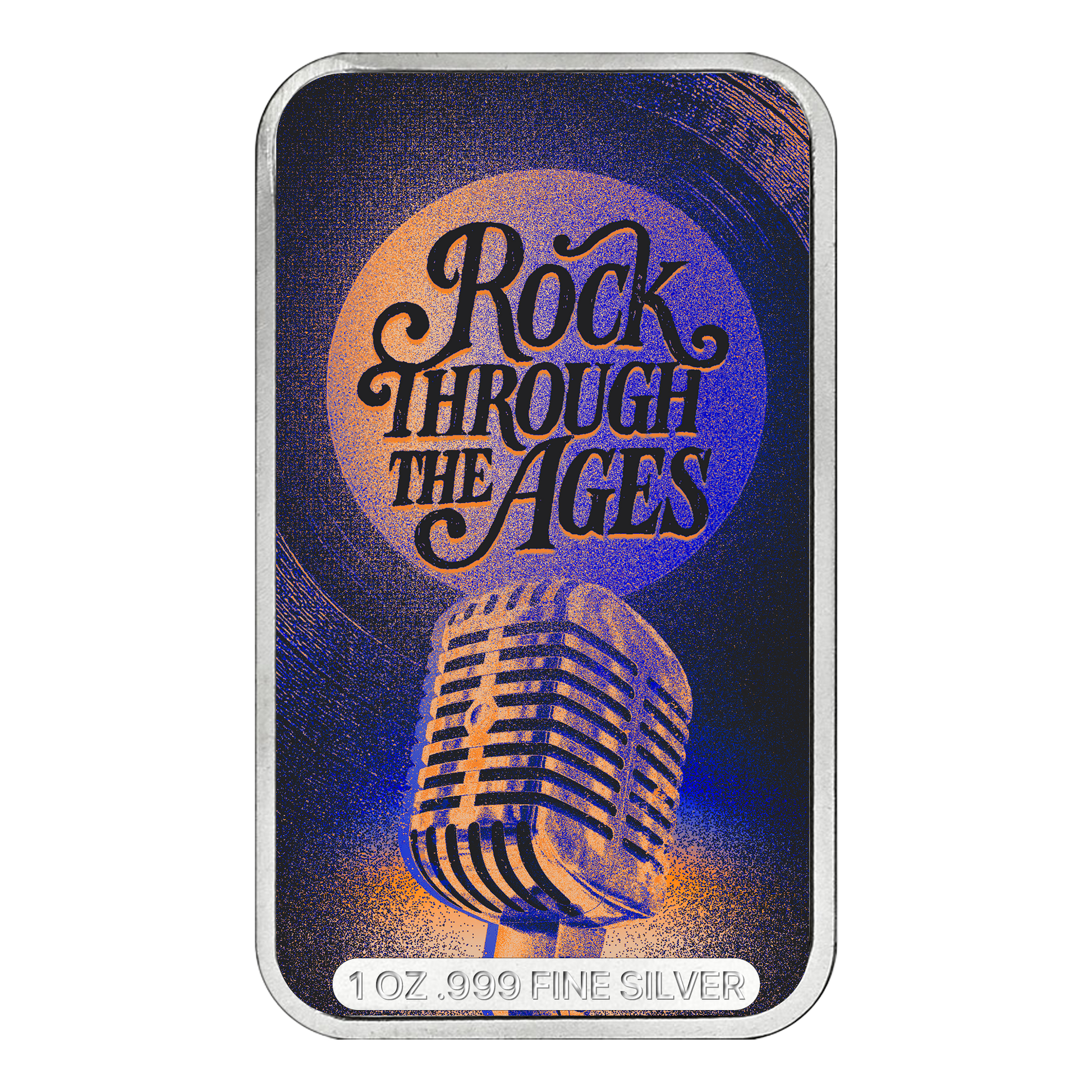 Rock Through the Ages Series 4: 80s 1 oz Silver Bar - CoinsTV