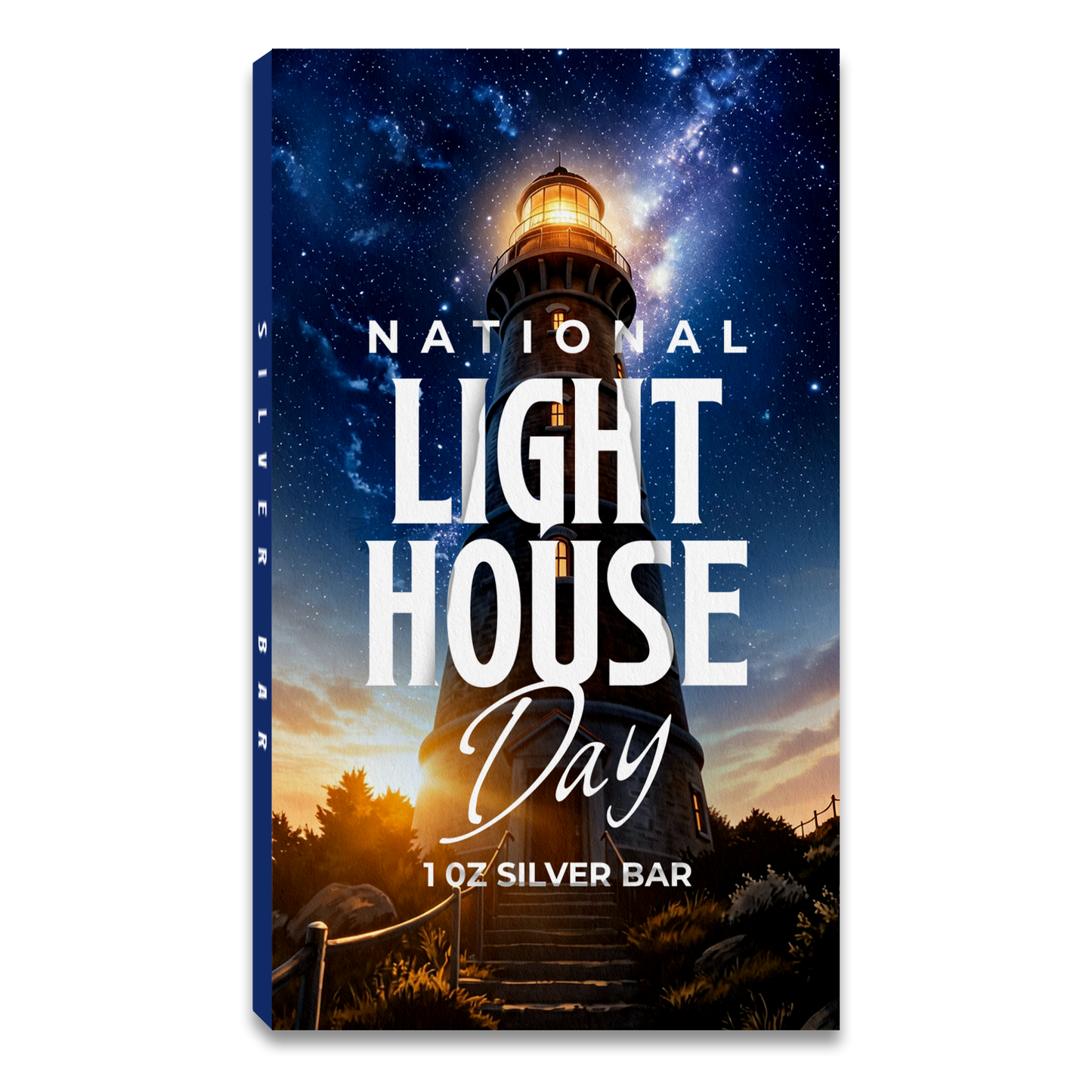 National Lighthouse Day 1 oz Silver Bar Edition