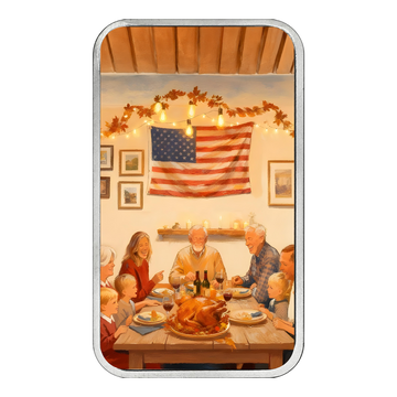 Happy Thanksgiving Edition 1 oz Silver Bar