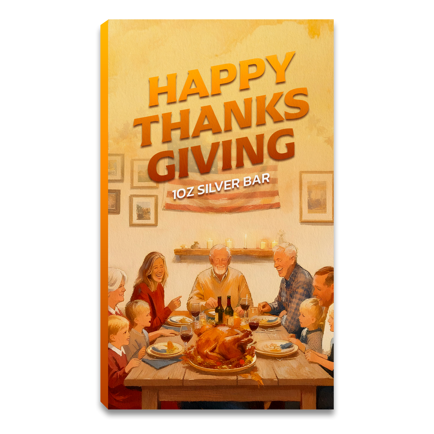 Happy Thanksgiving Edition 1 oz Silver Bar