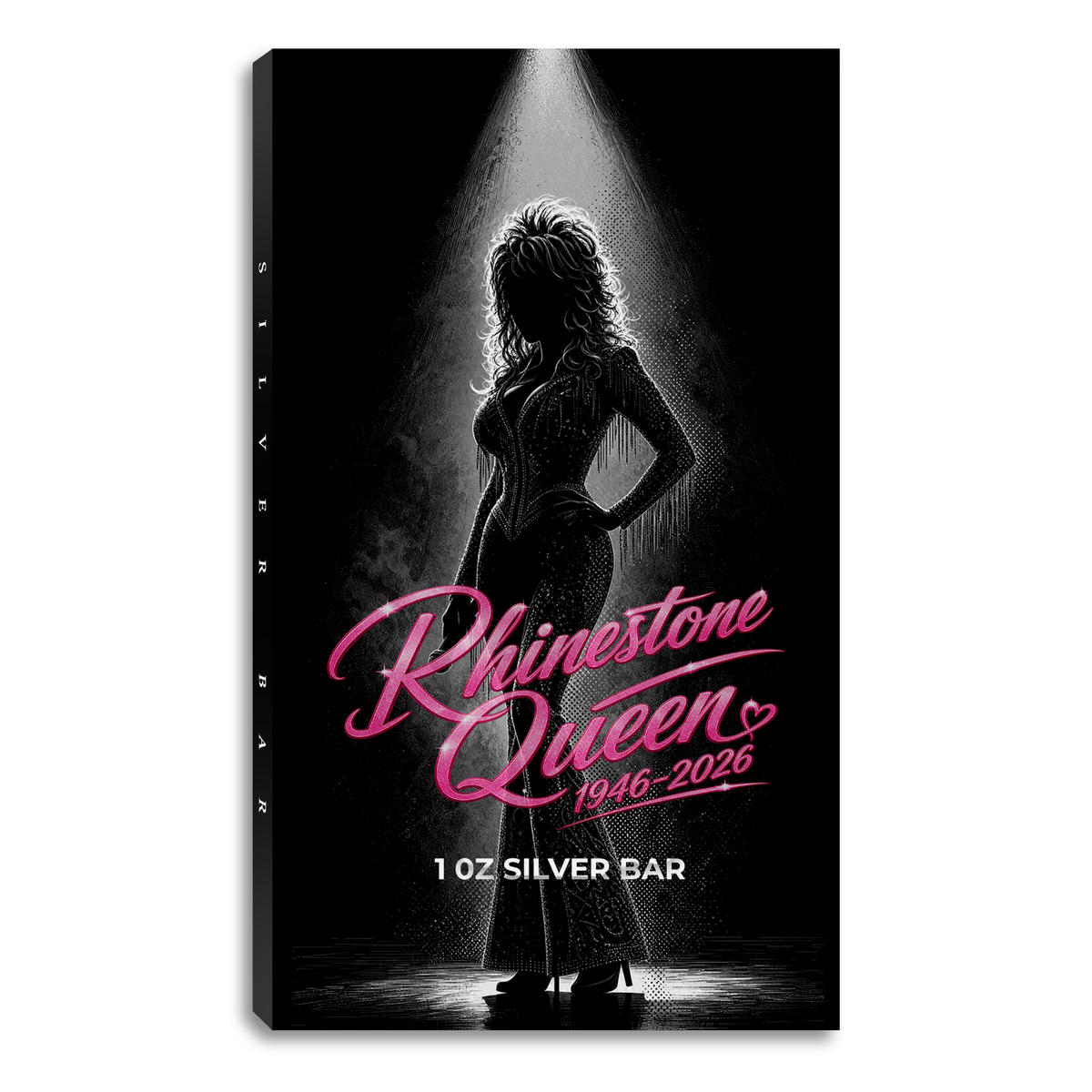 Rhinestone Queen 1 oz Silver Bar Edition