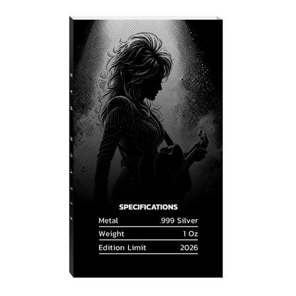 Rhinestone Queen 1 oz Silver Bar Edition