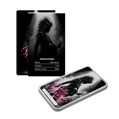 Rhinestone Queen 1 oz Silver Bar Edition