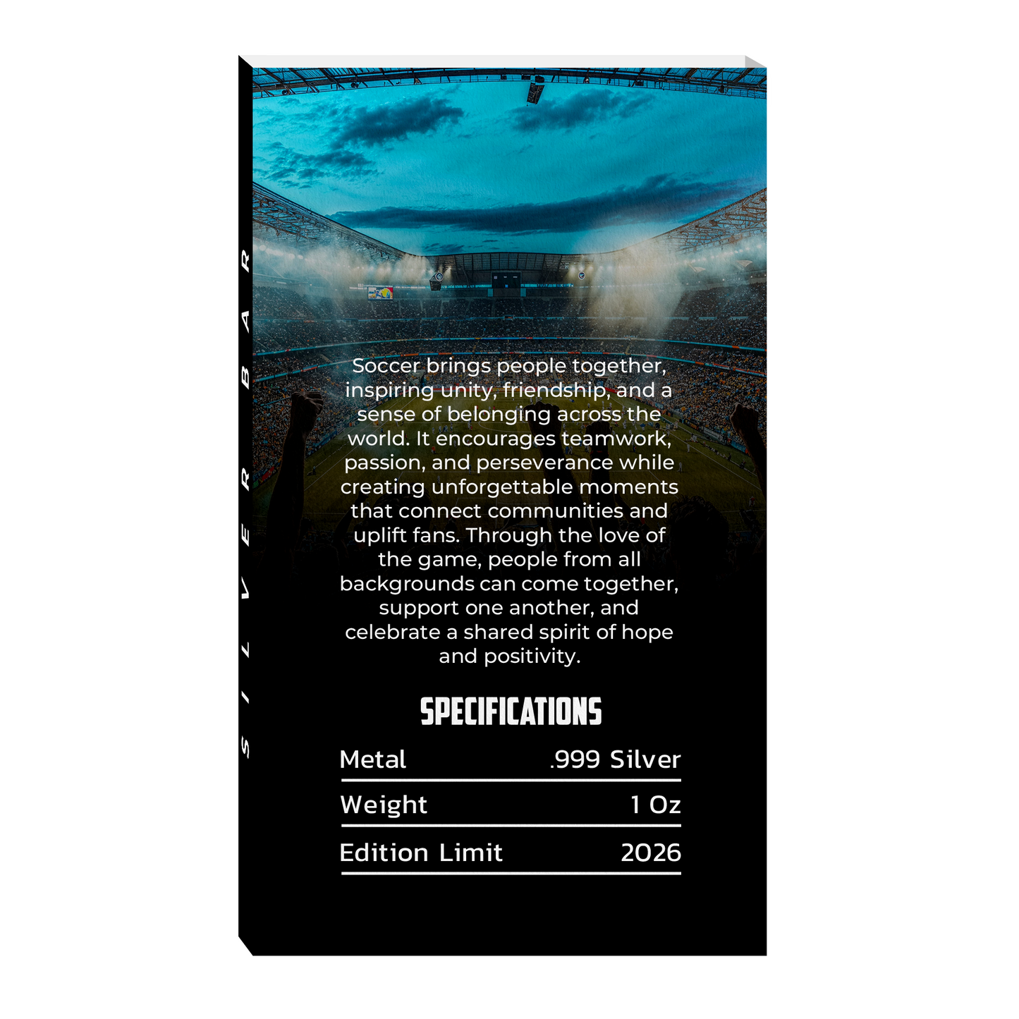 United by Football 1 oz Silver Bar - Mexico Edition